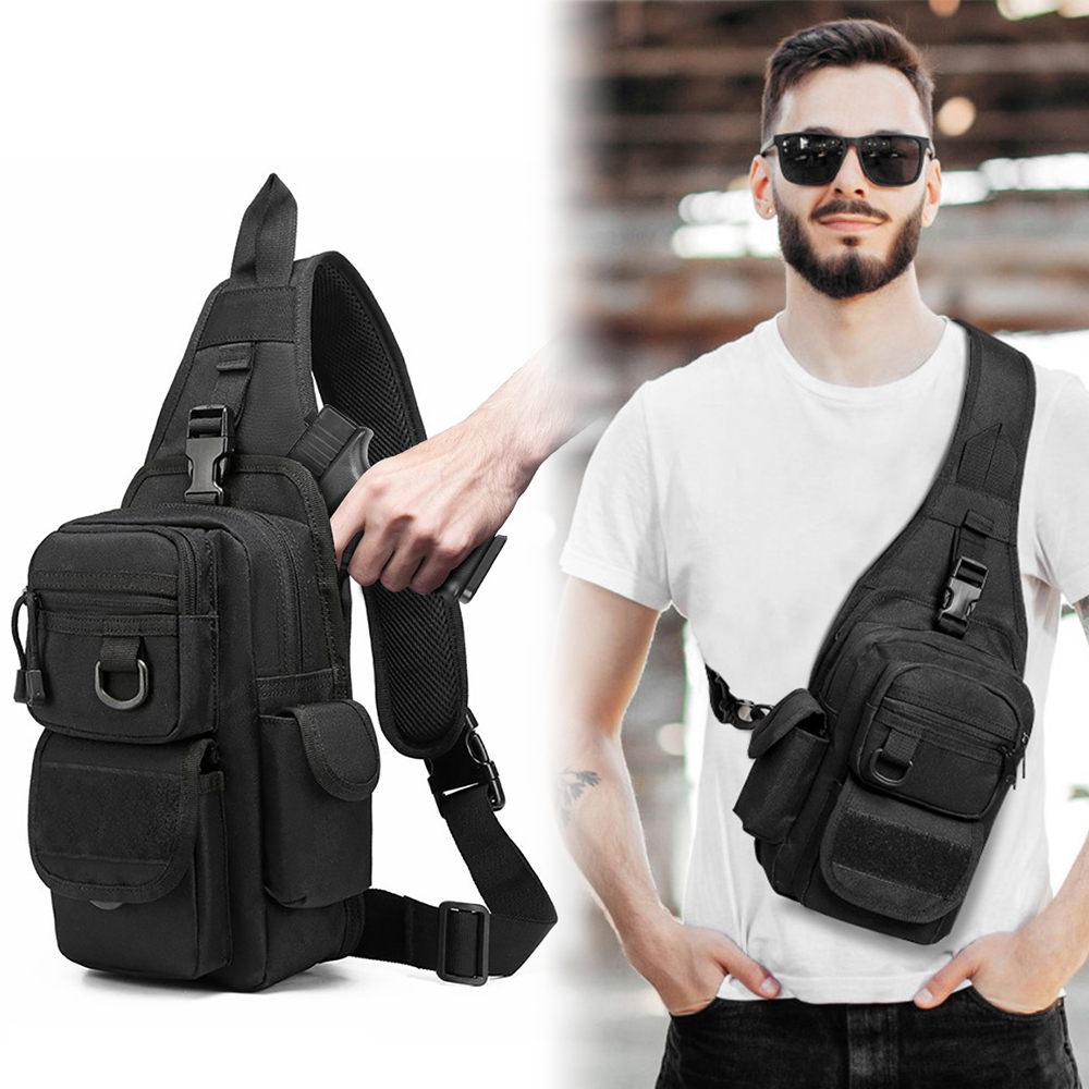 Edc Concealed Carry Sling Bag - Taktyczna Torba na Pistolet Torba do