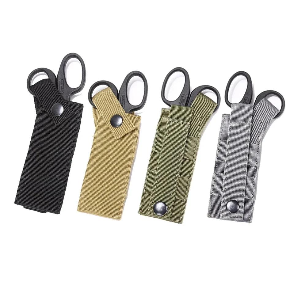 Edc Carry Flashlight - Taktyczna ładownica Molle na nożyczki medyczne,
