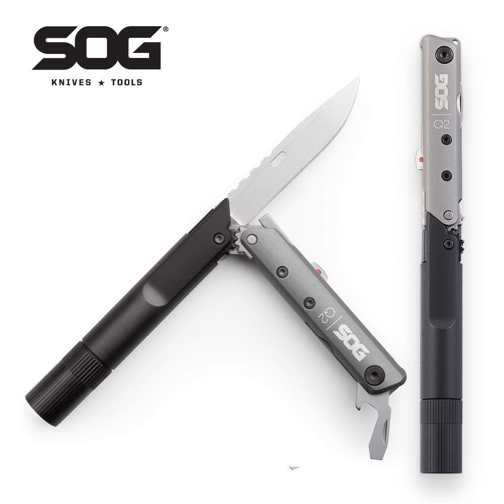 Edc Carry Flashlight - SOG BATON Q2 4 w 1