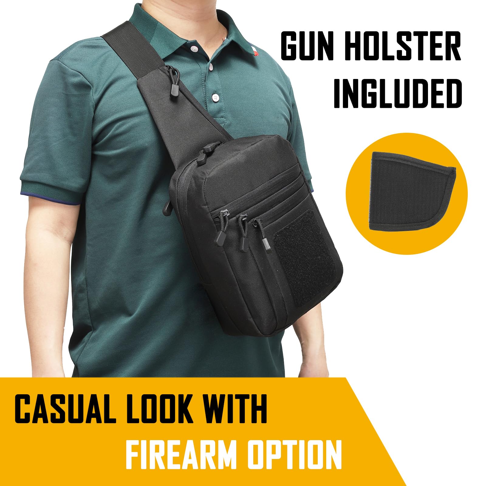 Edc Everyday Carry - Torba na ramię do ukrytego noszenia