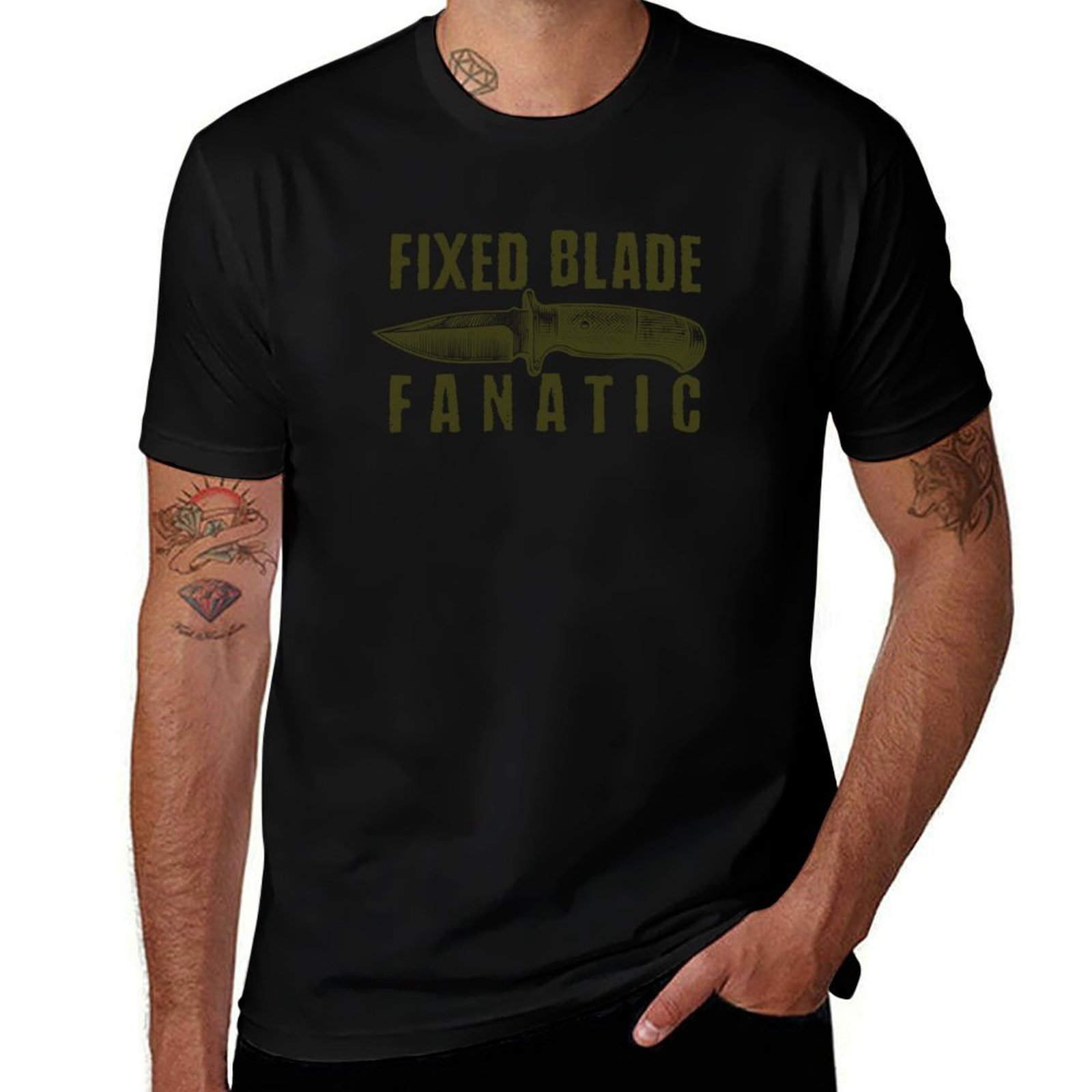 Koszulka Fixed Blade Fanatic - – Edc Carry For Men recenzja i cena