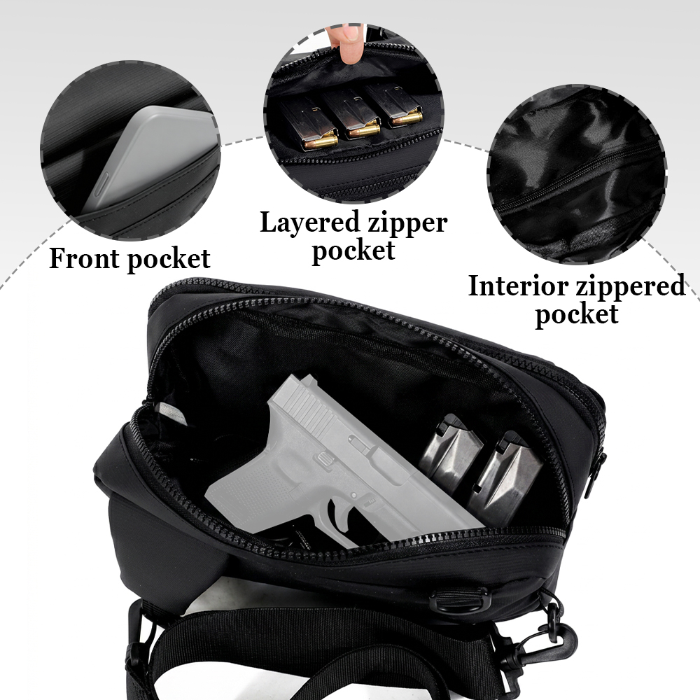 Taktyczna torba na pistolet do – Edc Concealed Carry Sling Bag recenzja i cena