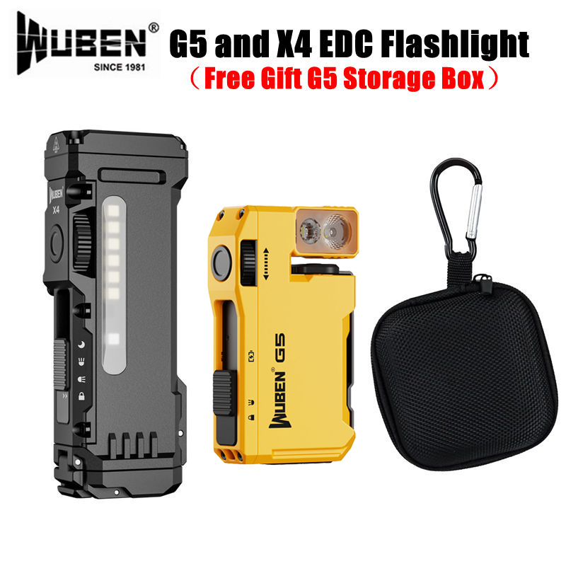 Latarka EDC WUBEN G5 & X4, ład – Edc Carry Flashlight recenzja i cena