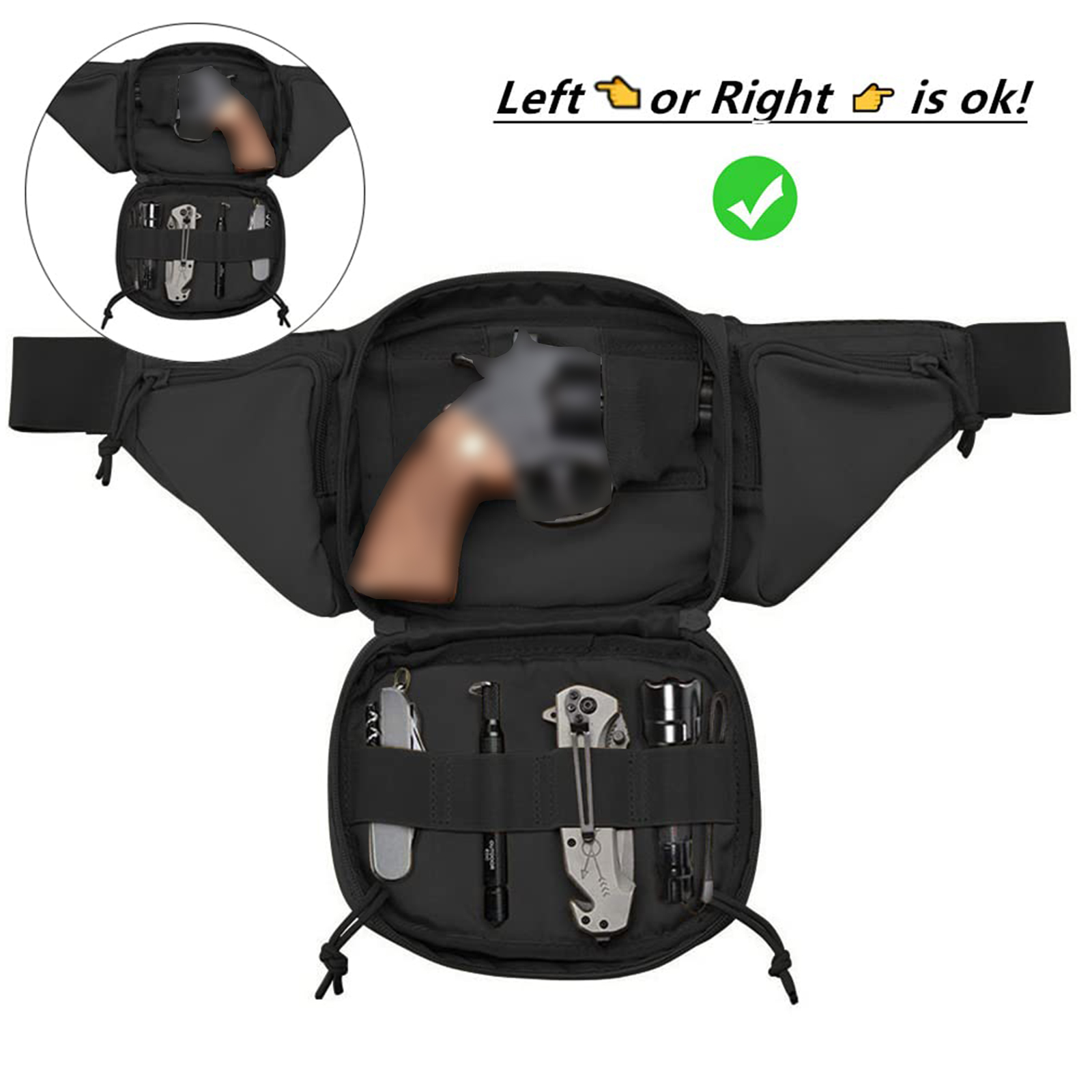 Taktyczna saszetka biodrowa na – Edc Carry For Men recenzja i cena